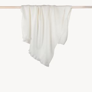 2/$60*when bundled* NWT Pokoloko Solid Fringed Aplaca Blanket in Coconut